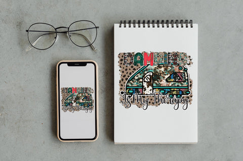 Camping is My Therapy Sublimation Sublimation Jagonath Roy 