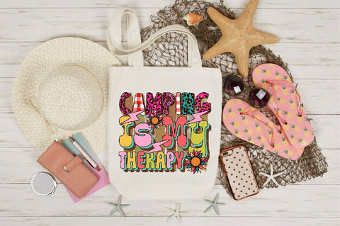 Camping is My Therapy Sublimation SVGArt 