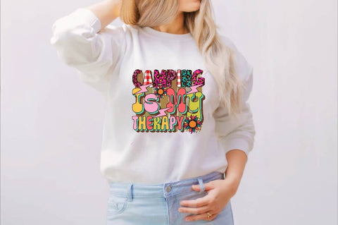 Camping is My Therapy Sublimation SVGArt 