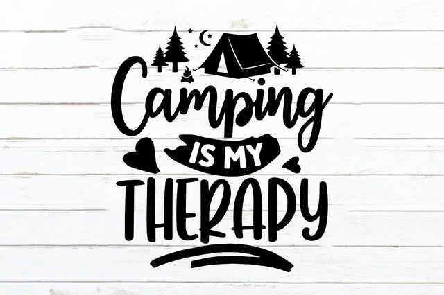 Camping is My Therapy SVG Ariyan 