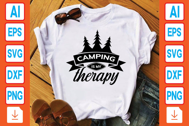 Camping is My Therapy SVG Craftlabsvg24 