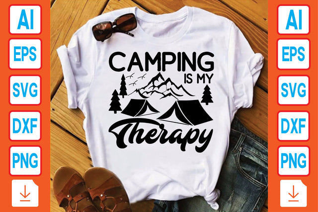 Camping is My Therapy SVG Craftlabsvg24 