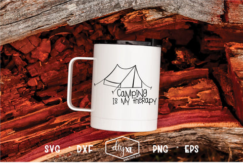 Camping Is My Therapy SVG DIYxe Designs 
