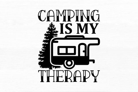 Camping is my therapy SVG SVG Regulrcrative 