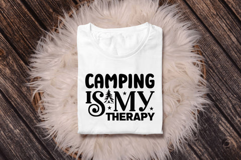 Camping is my therapy SVG SVG Regulrcrative 