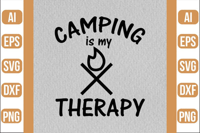 camping is my therapy svg SVG shah alam 