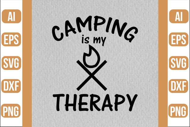 camping is my therapy svg SVG shah alam 