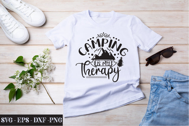 Camping Is My Therapy SVG SVG Svgcraft 