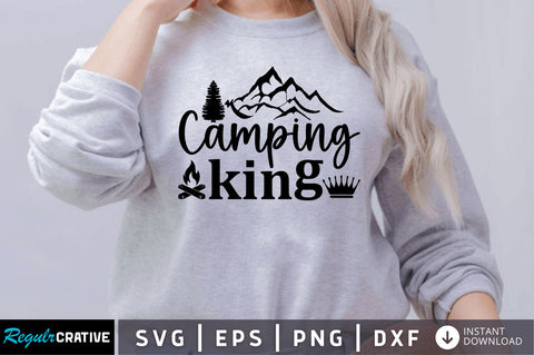 Camping king SVG SVG Regulrcrative 