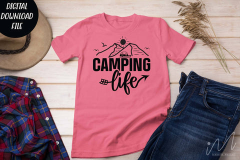 Camping life svg, Adventure svg, camp svg, outdoor svg SVG Isabella Machell 