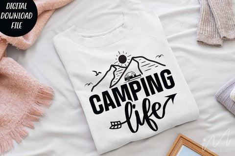 Camping life svg, Adventure svg, camp svg, outdoor svg SVG Isabella Machell 
