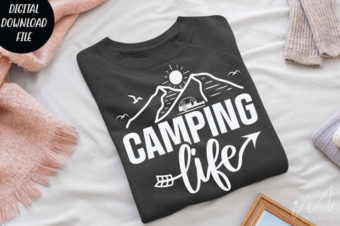 Camping life svg, Adventure svg, camp svg, outdoor svg SVG Isabella Machell 