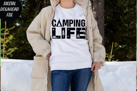 Camping life svg, camping cricut, outdoor svg, family trip svg, Family t shirt svg SVG Isabella Machell 