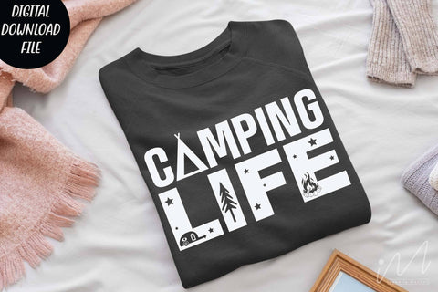 Camping life svg, camping cricut, outdoor svg, family trip svg, Family t shirt svg SVG Isabella Machell 