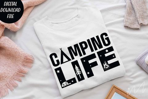 Camping life svg, camping cricut, outdoor svg, family trip svg, Family t shirt svg SVG Isabella Machell 