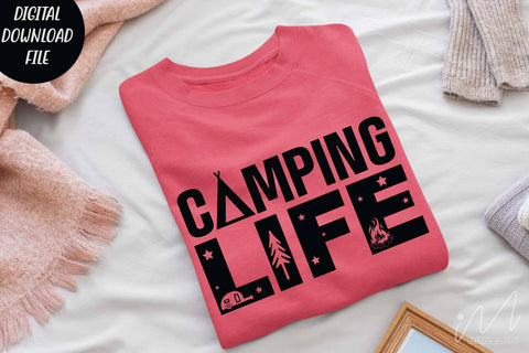 Camping life svg, camping cricut, outdoor svg, family trip svg, Family t shirt svg SVG Isabella Machell 