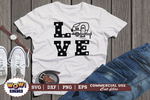 Camping love svg,Camping svg, RV svg, Png, Dxf SVG Wowsvgstudio 
