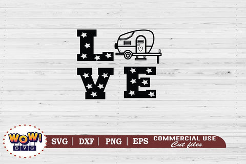 Camping love svg,Camping svg, RV svg, Png, Dxf SVG Wowsvgstudio 