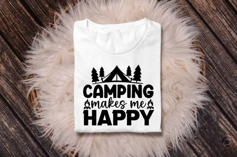 Camping makes me happy SVG SVG Regulrcrative 