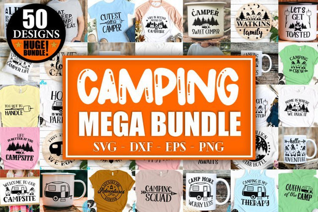 Camping MEGA SVG Bundle Camping SVG Bundle Gnome SVG Bundle Camping Gnomes SVG Whistlepig Designs 