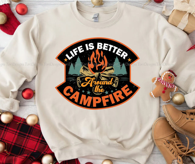 Camping PNG Sublimation Design Sublimation ToriDesigns 