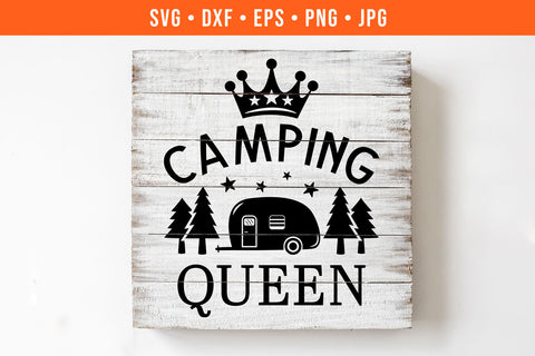 Camping Queen | Camping SVG SVG Hippo Creations 