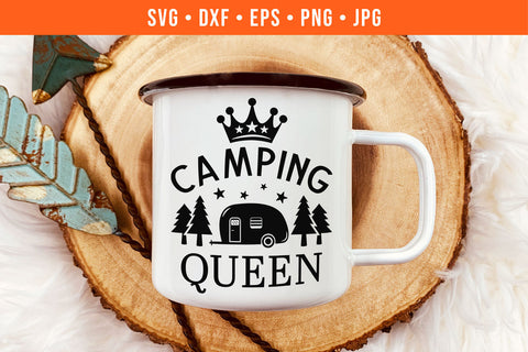 Camping Queen | Camping SVG SVG Hippo Creations 