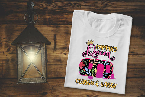 Camping Queen Sublimation Design Sublimation Happy Printables Club 