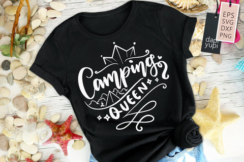 Camping Queen SVG dapiyupi store 
