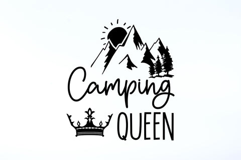 Camping queen SVG SVG Regulrcrative 