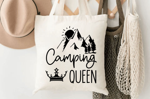 Camping queen SVG SVG Regulrcrative 