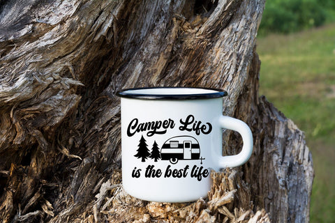 Camping Quote SVG | Camper Life Is The Best Life SVG SVG B Renee Design 