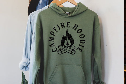 Camping Quote SVG - Campfire Hoodie PNG SVG Pickled Thistle Creative 