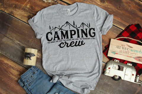 Camping Quote SVG - Camping Crew SVG SVG Pickled Thistle Creative 