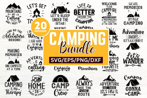 Camping Quotes SVG bundle SVG SH_Tee store 
