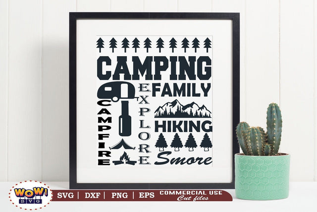 Camping sign board svg,Camping svg, RV svg, Png, Dxf SVG Wowsvgstudio 