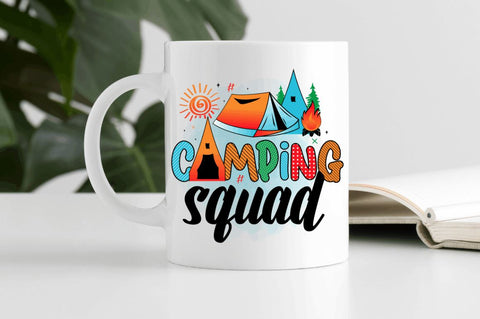 Camping squad Sublimation PNG Sublimation Regulrcrative 
