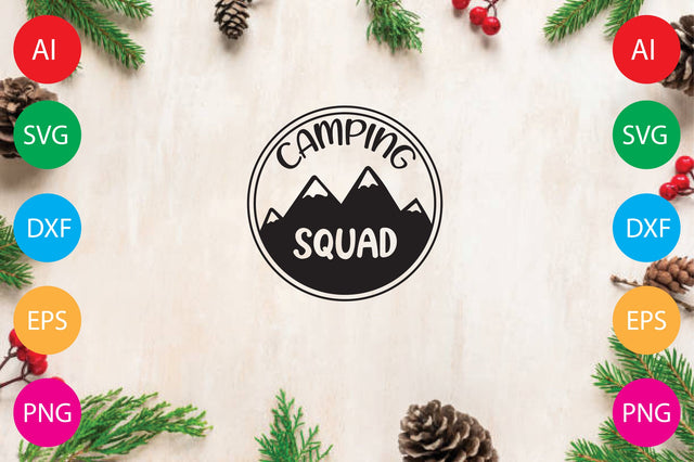 Camping Squad SVG CraftlabSvg29 