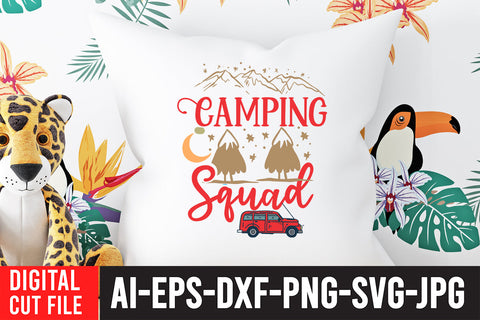 Camping Squad SVG Cut File , Camping SVG Bundle SVG BlackCatsMedia 