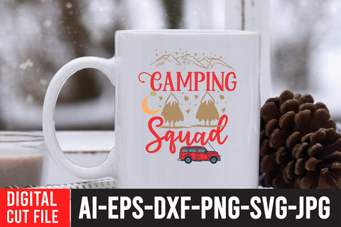 Camping Squad SVG Cut File , Camping SVG Bundle SVG BlackCatsMedia 