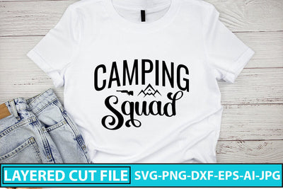 CAMPING SQUAD SVG Cut File SVG Syaman 