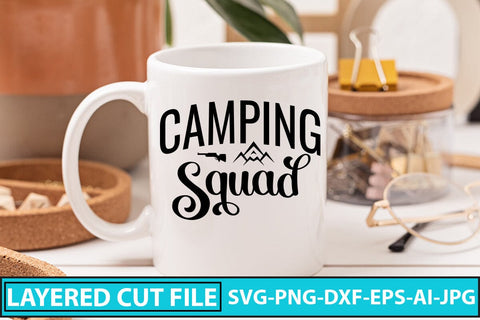 CAMPING SQUAD SVG Cut File SVG Syaman 