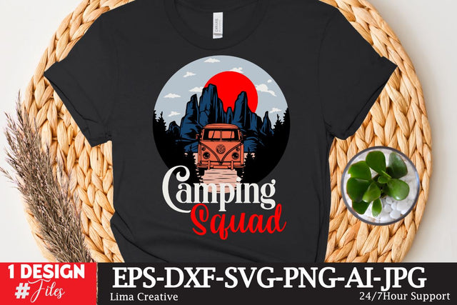 Camping Squad SVG Cute File SVG Insomnia Std 