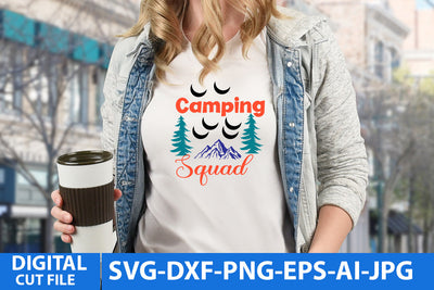 Camping Squad SVG Design SVG BlackCatsMedia 