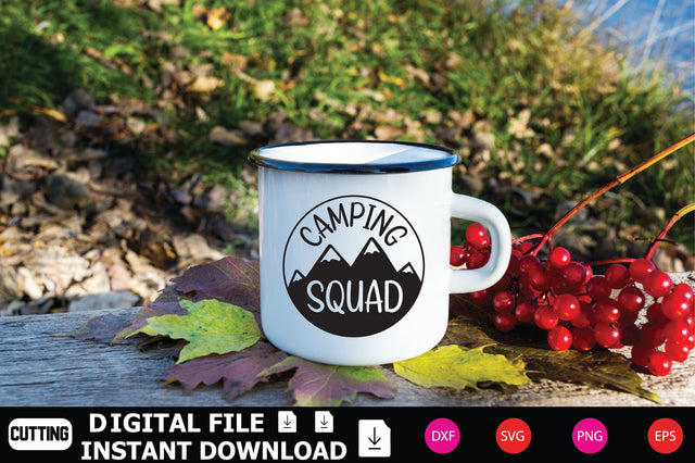Camping Squad SVG Shahin alam 