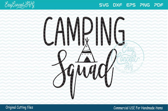 Camping Squad SVG SVG EasyConceptSVG 