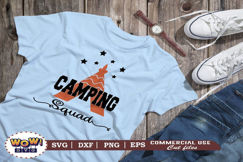 Camping squad svg,Camping svg, RV svg, Png, Dxf SVG Wowsvgstudio 