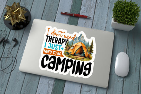 Camping Stickers Bundle Sublimation Regulrcrative 