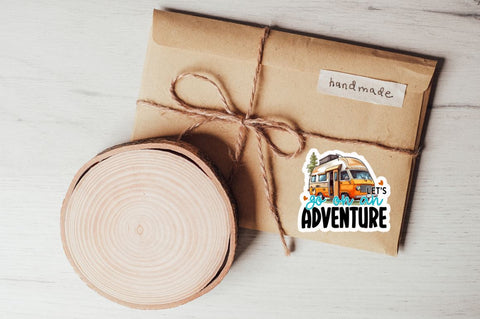 Camping Stickers Bundle Sublimation Regulrcrative 