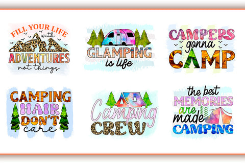 Camping Sublimation Bundle, Camping PNG SVG Shetara Begum 
